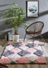 3D Geo Shaggy Blush Rug Questions & Answers