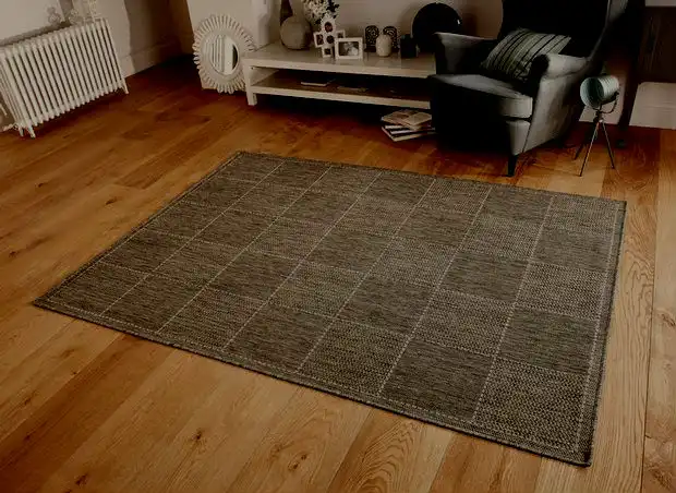 Checked Flatweave Grey Rug Questions & Answers