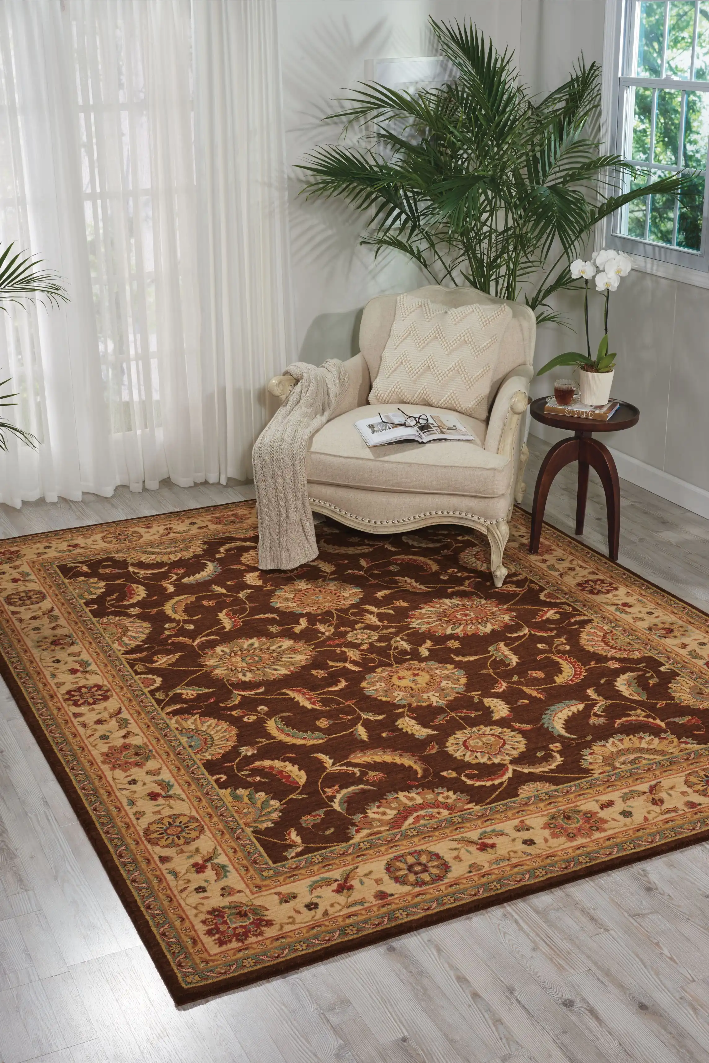 Living Treasures LI04 Brown Rug Questions & Answers